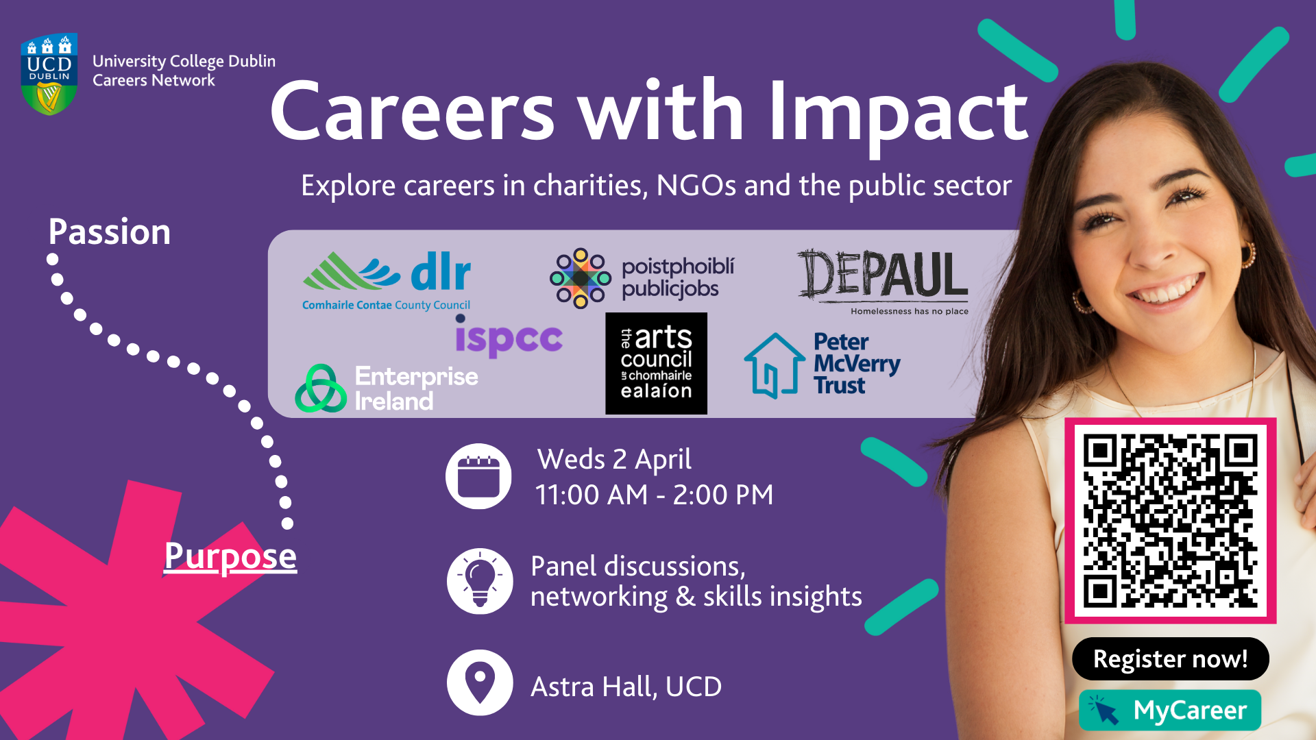 Careers with Impact event poster